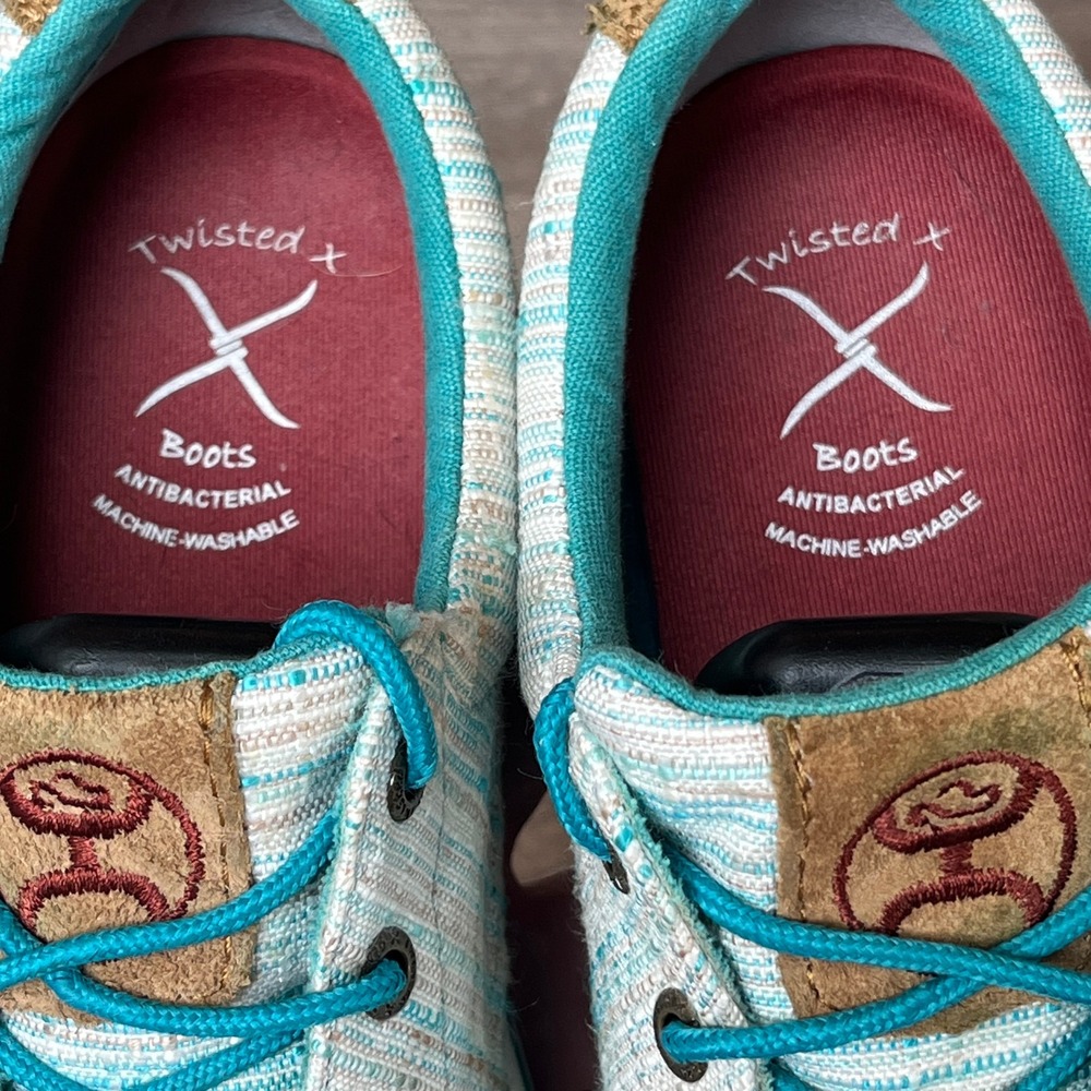 Twisted X Hooey Loper Sneakers Loafers Multicolor Blue Uppers Womens 8 - Picture 4 of 10